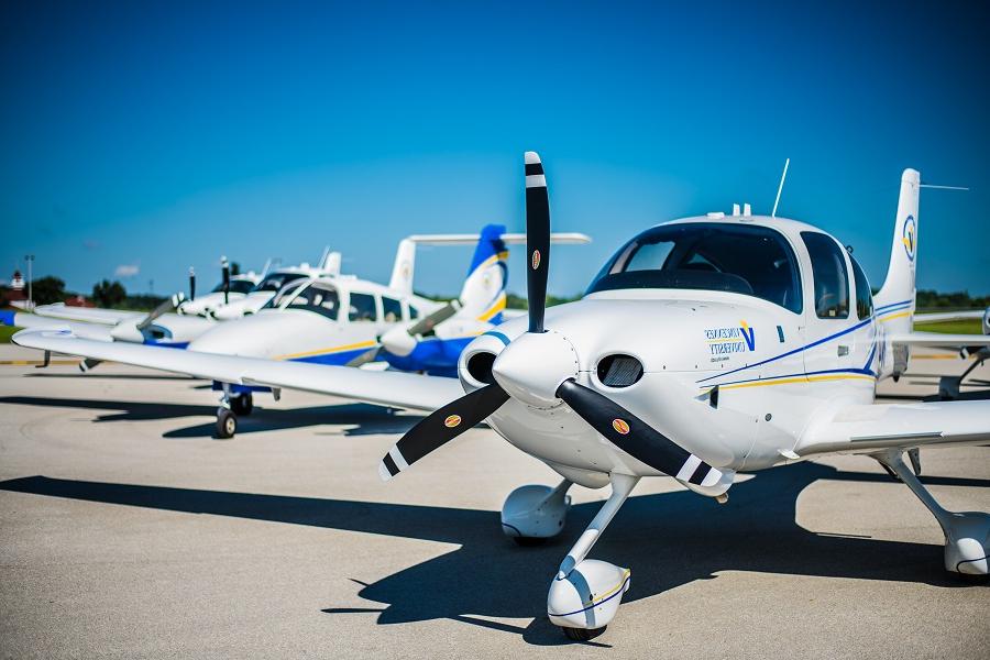 Planes lined up at the ATC